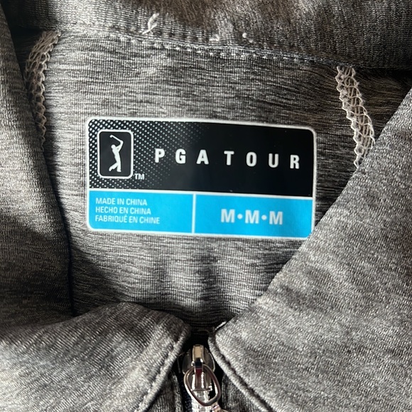 PGA Tour Gray Golf Polo - Picture 3 of 3